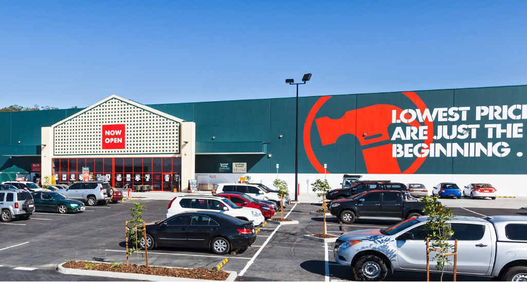 The new Bunnings at Springfield Lakes The new Bunnings at Springfield Lakes